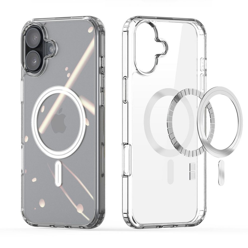 DUX DUCIS Clin Mag Suojakuori MagSafe-yhteensopiva iPhone 16 Plus:lle - läpinäkyvä