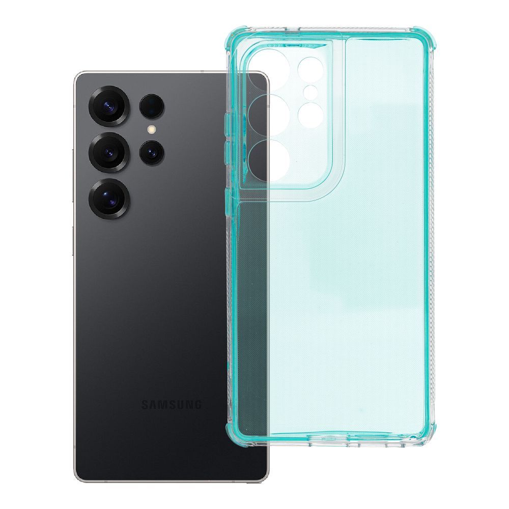 Suojakuori Samsung S25 ULTRA:lle Matrix Clear mintunvihreä