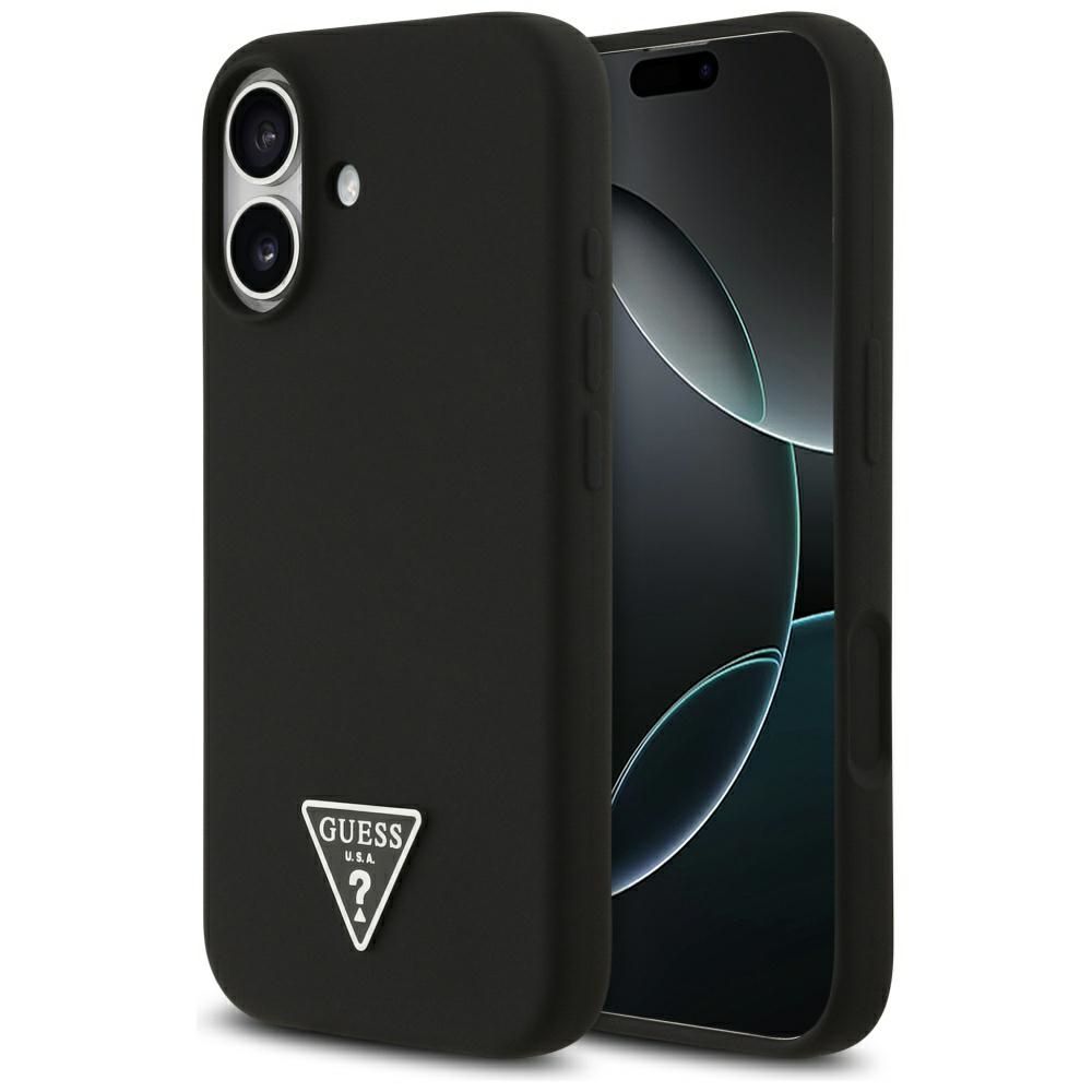 Guess Silikoninen MagSafe Suojakuori GUHMP17SSCTRLMK iPhone 17:lle - Musta