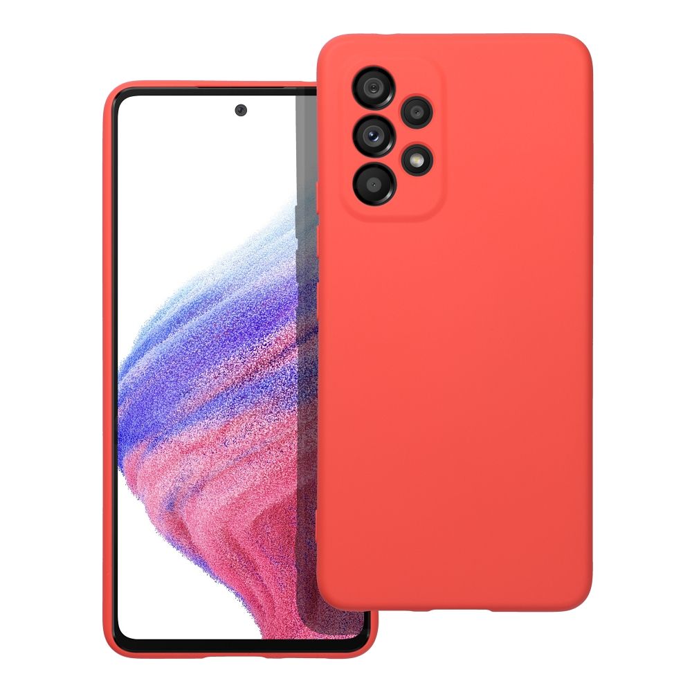 Silikoninen suojakuori SAMSUNG A53 5G persikka