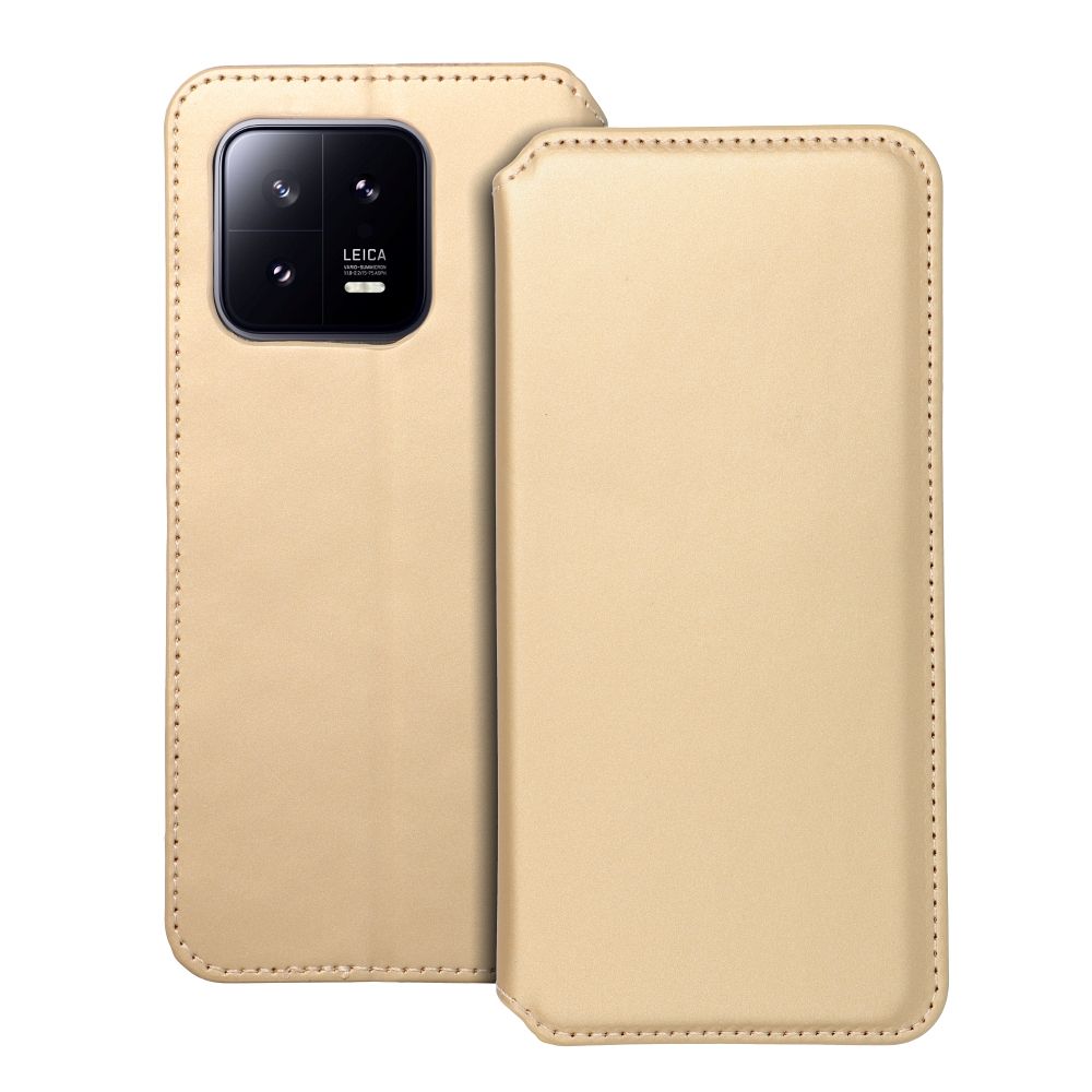 Flip case for Xiaomi 13 Dual Pocket Book gold