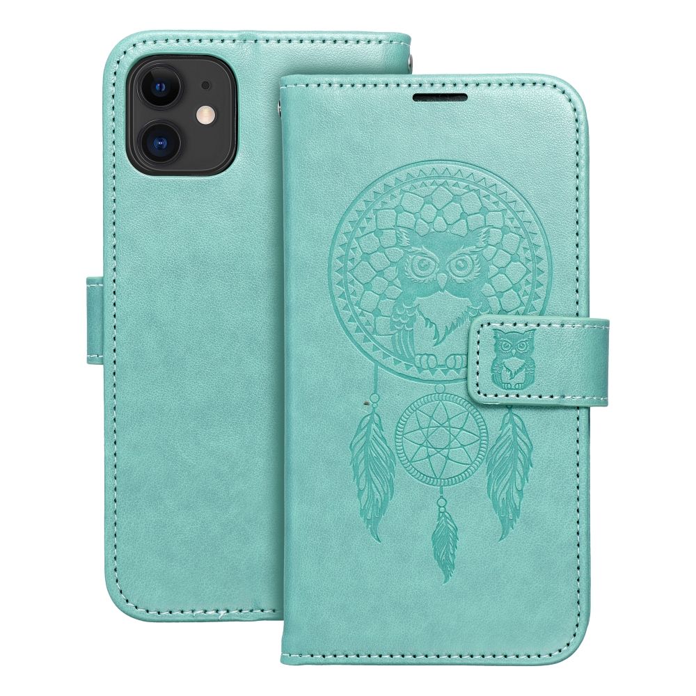 MEZZO Kirjasuojakuori iPhone 11:lle dreamcatcher vihreä