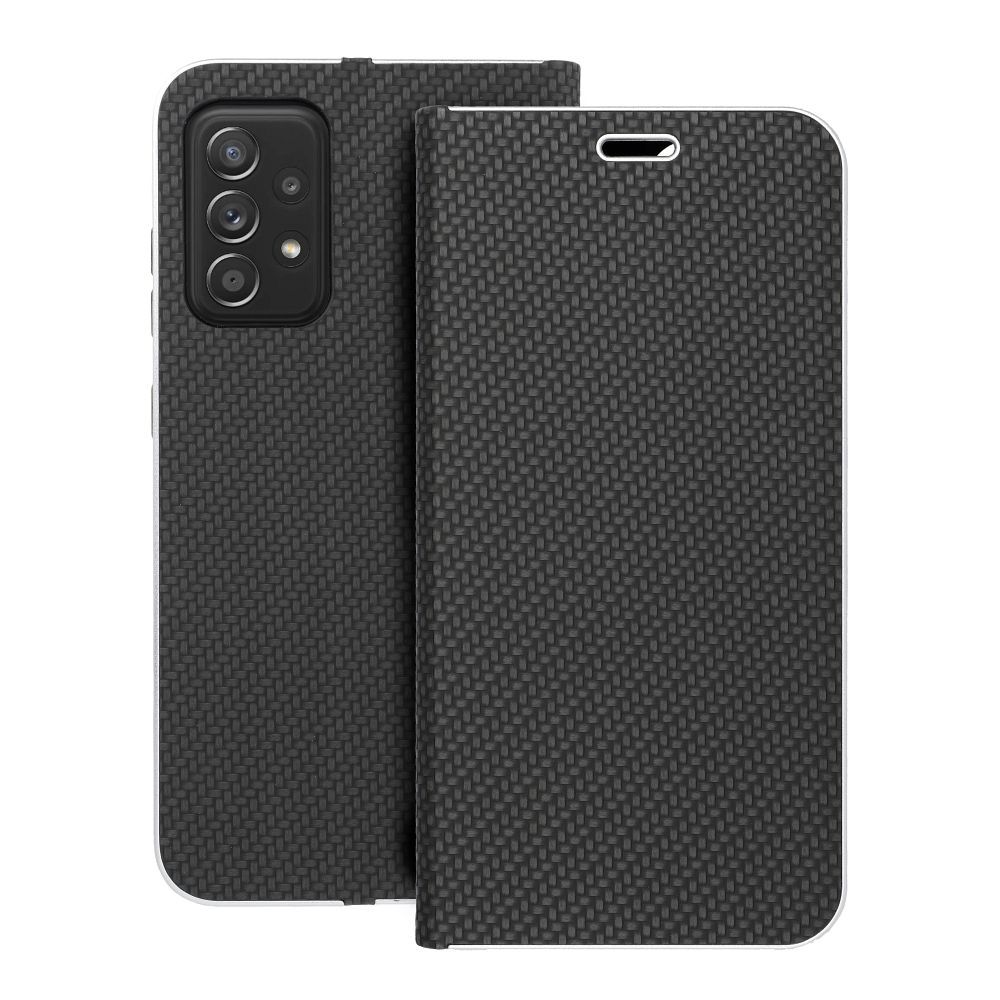 Läppäsuojakuori Samsung A52 5G / A52 LTE ( 4G ) / A52s 5G:lle Luna Book Carbon musta