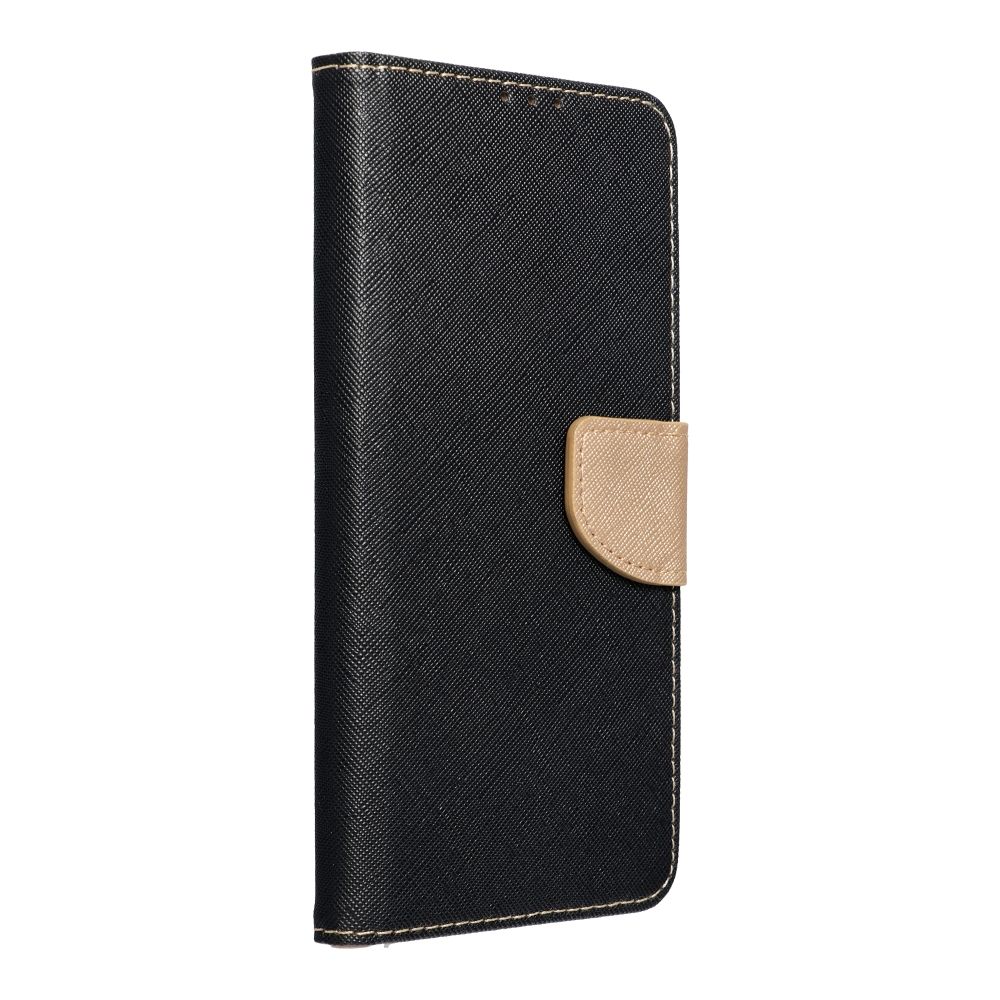 Läppäsuojakuori Samsung A55 Fancy Book musta / kultainen