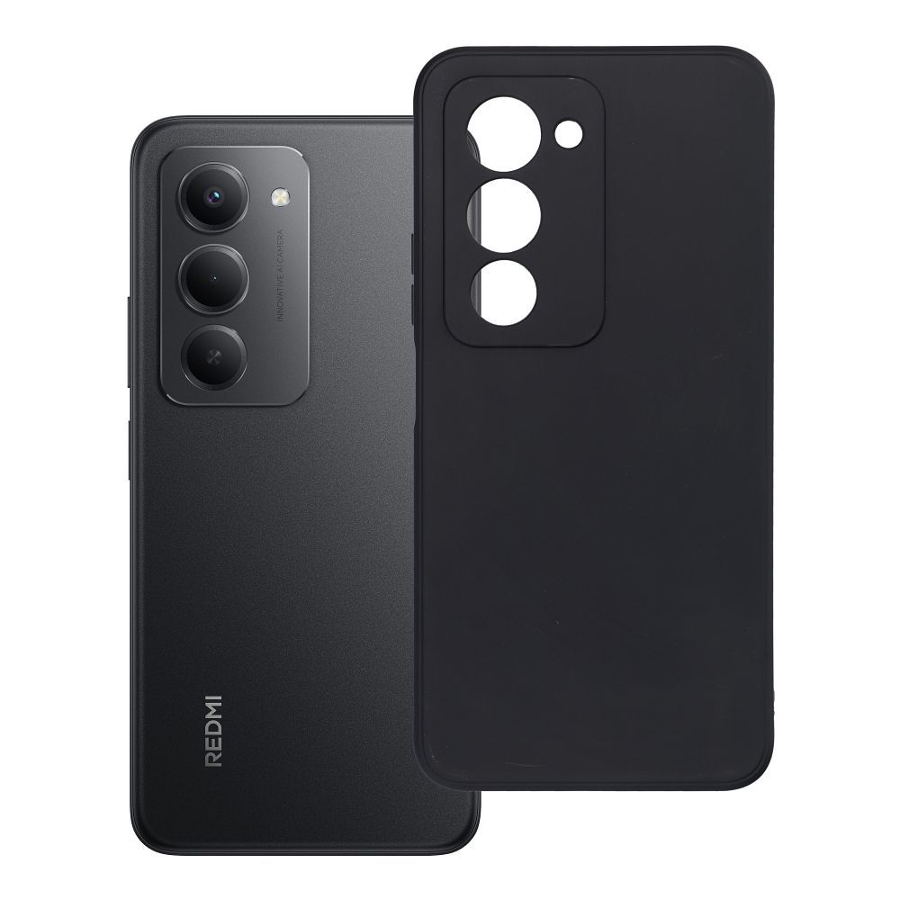 Matt musta Suojakuori Xiaomi Redmi 15 4G / 15 5G (171.1mm):lle