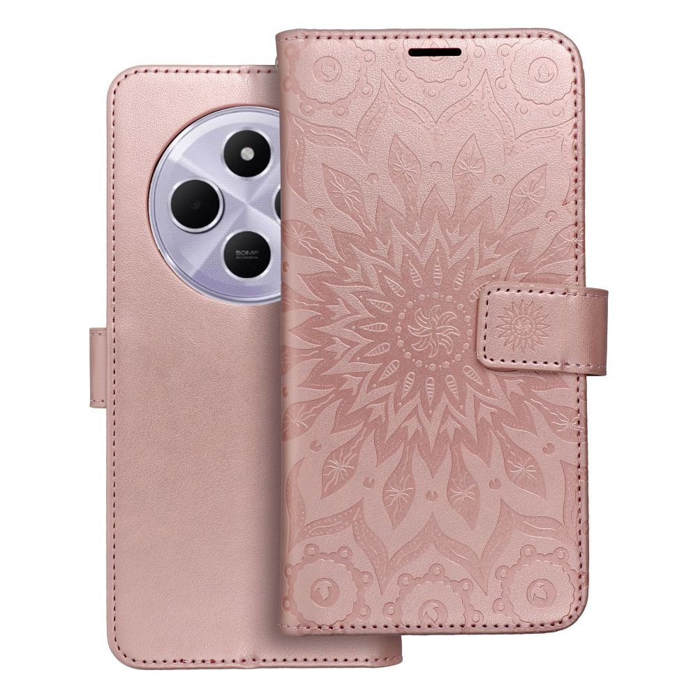 MEZZO kirjakotelo XIAOMI Redmi 14C:lle mandala ruusukulta