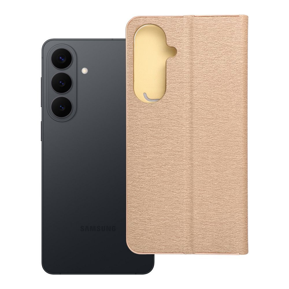 Flip case for Samsung S26 PLUS Luna Book Gold gold
