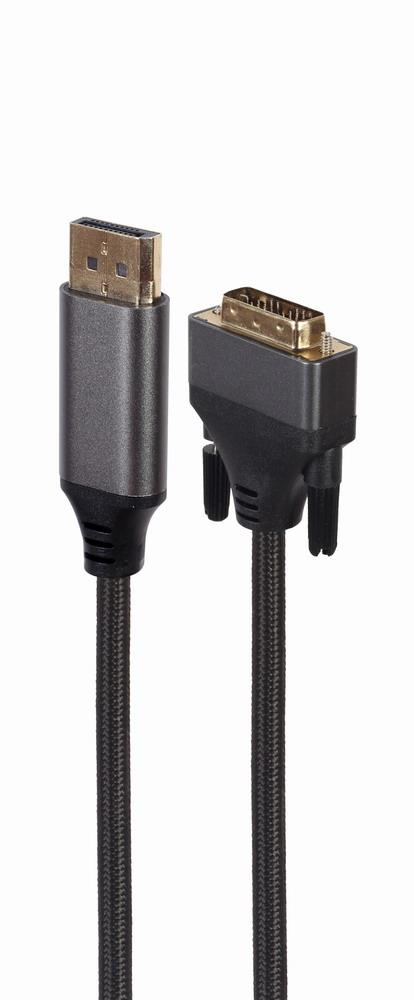 Kaapeli DisplayPort-DVI 1,8m CC-DPM-DVIM-4K-6 Gembird
