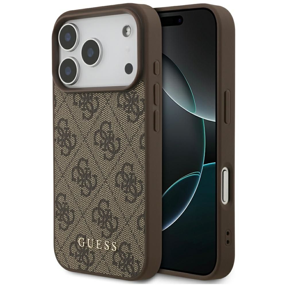 Guess 4G Classic -suojakuori iPhone 17 Pro - ruskea