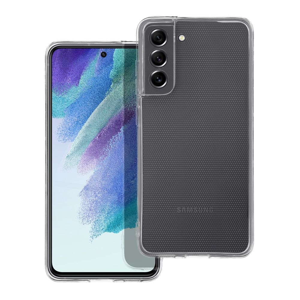 Läpinäkyvä Suojakuori Samsung S21 FE:lle 2 mm (kameransuoja)