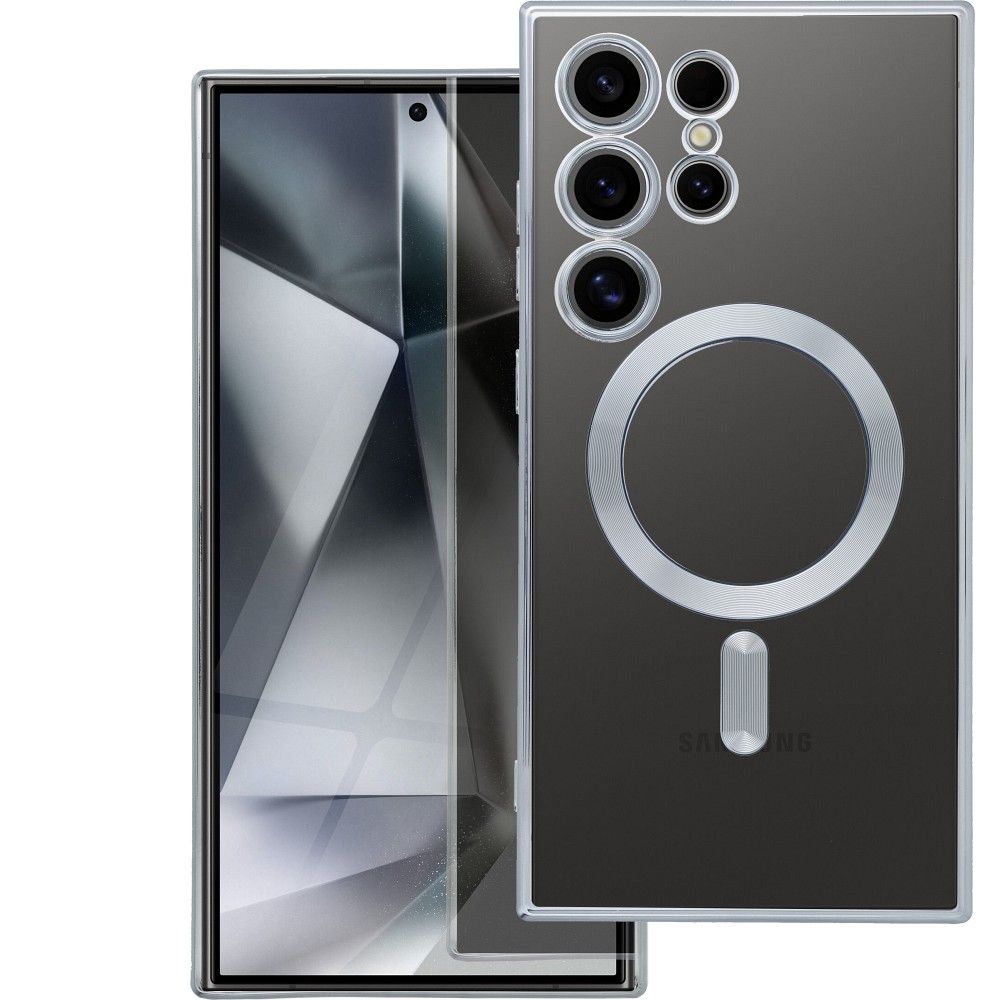 ELECTRO MAG COVER magneettikuori Samsung S25 FE, hopea