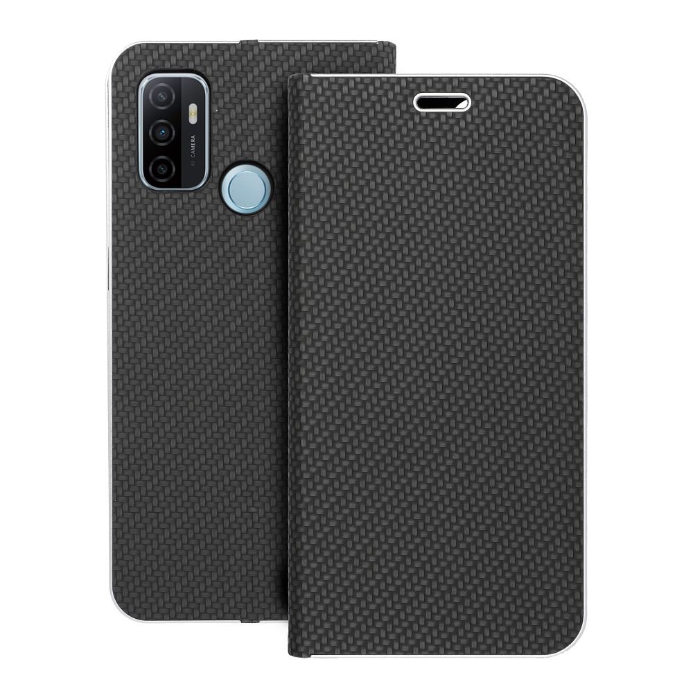 LUNA kirjakotelo OPPO A53 2020 / A53s musta