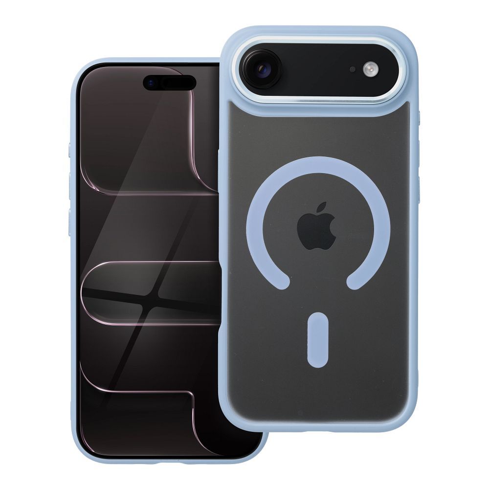Suojakuori iPhone 17 AIR:lle Full Matte Mag Cover yhteensopiva MagSafe sininen