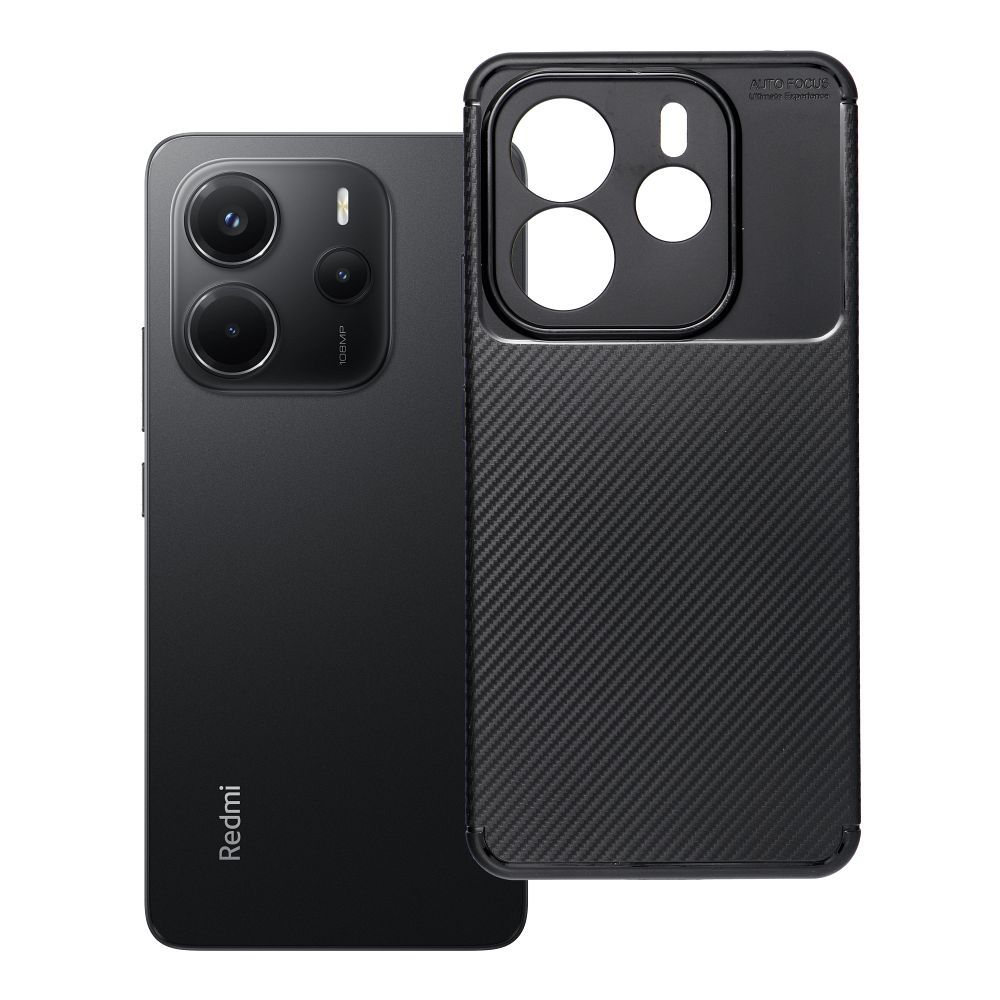Suojakuori Xiaomi Redmi Note 14 5G:lle Carbon Premium musta