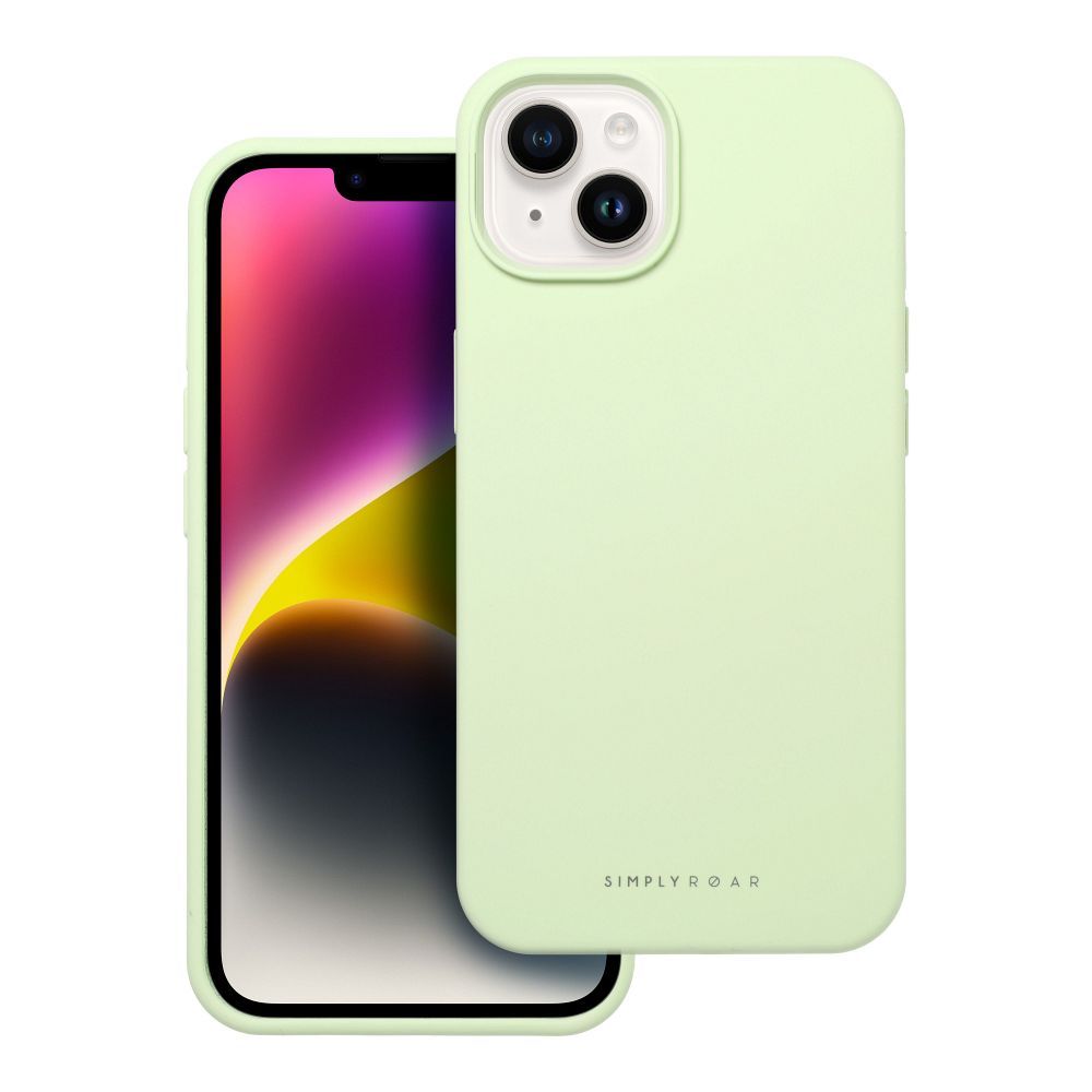 ROAR Suojakuori CLOUD SKIN iPhone 14:lle vaaleanvihreä