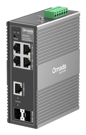 Kytkin TP-Link IES206G Hallittu 4-porttinen Gigabit 1xSFP