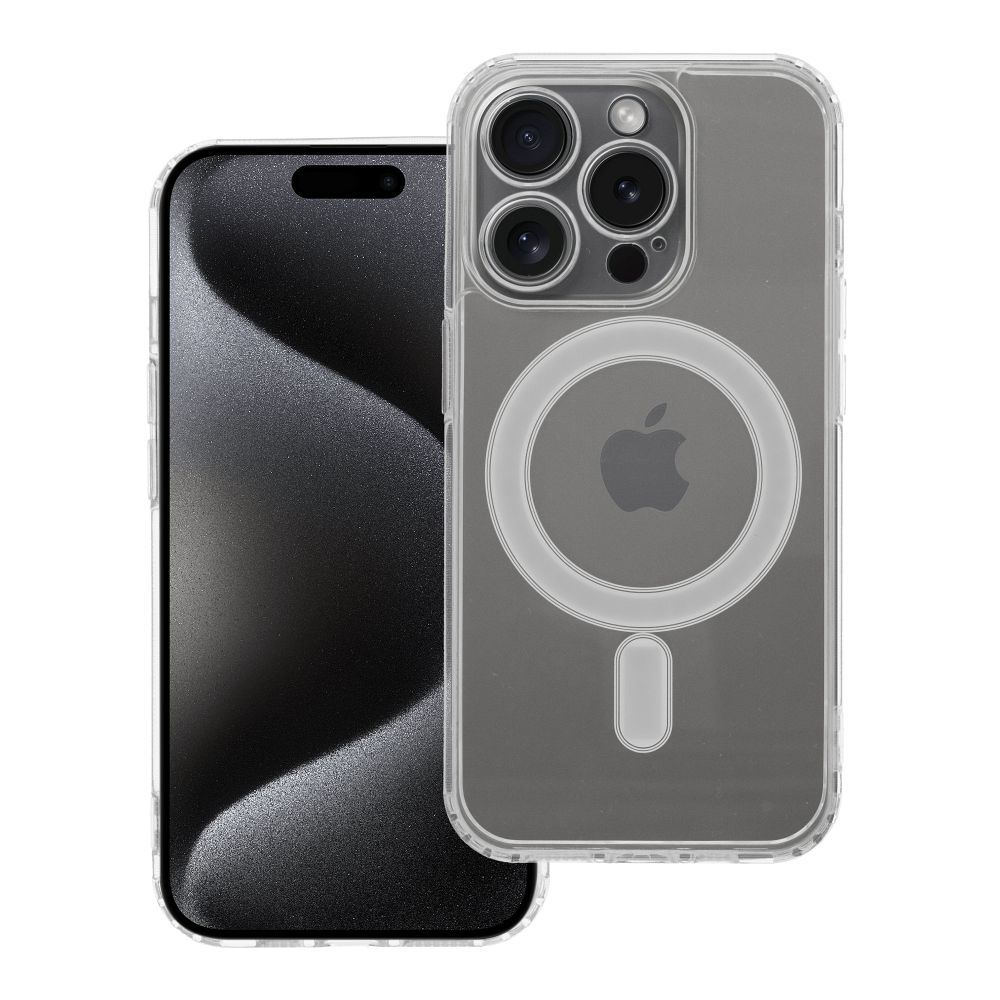 Case Clear Mag Cover (MagSafe) for iPhone 15 Pro transparent
