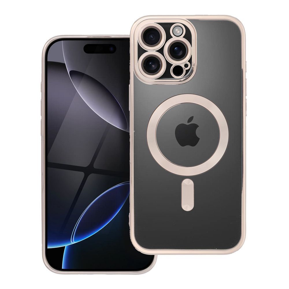 Suojakuori iPhone 16 PRO MAX:lle Electro Mag Cover yhteensopiva MagSafe-version kanssa titaani