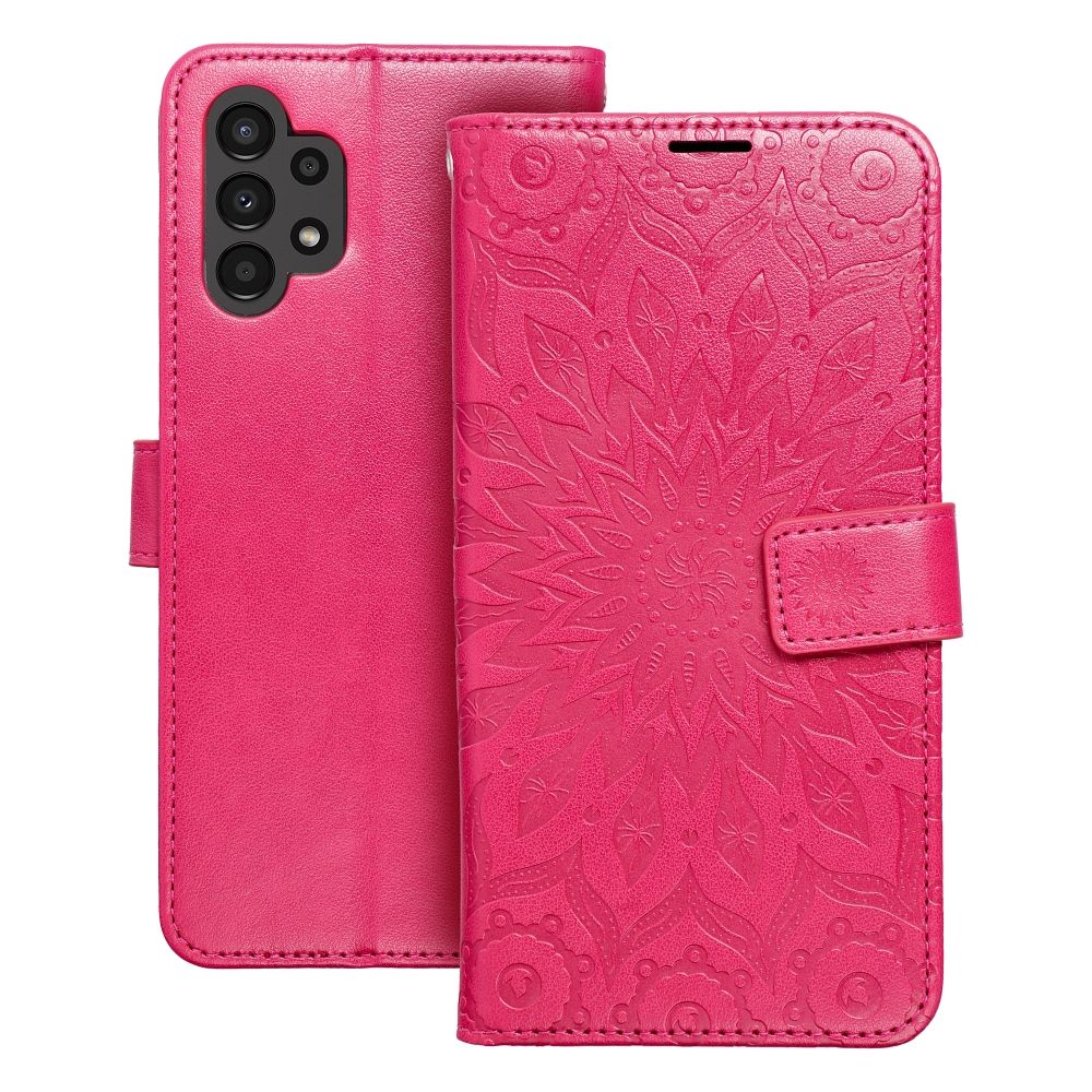 MEZZO Kirjasuojakuori Samsung A13 4G:lle mandala magenta