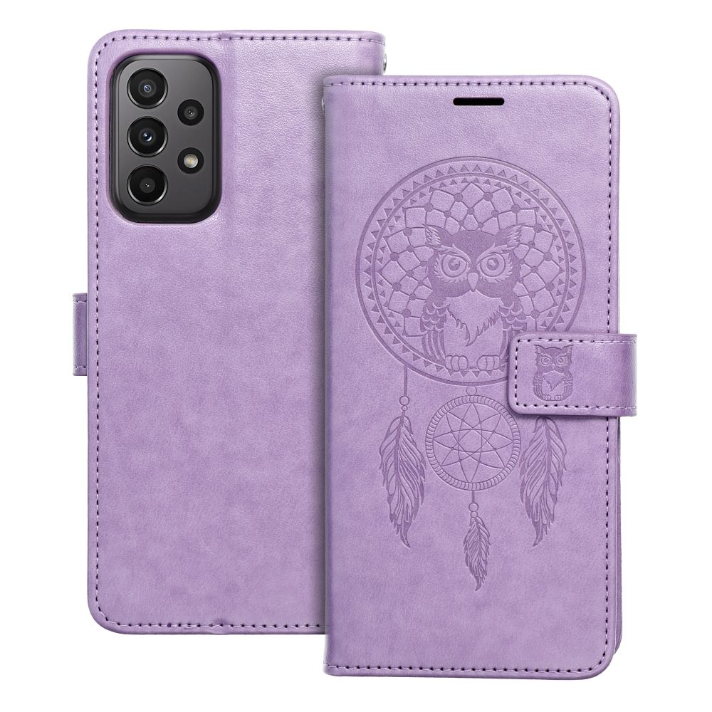 MEZZO Kirjasuojakuori Samsung A23 5G:lle dreamcatcher violetti