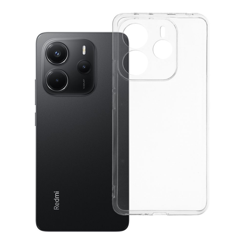Suojakuori Xiaomi Redmi Note 14 5G:lle Clear Case 2 mm Box läpinäkyvä