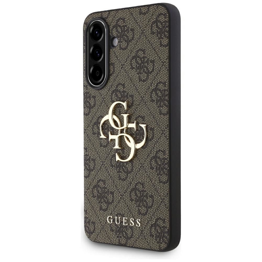 Guess Suojakuori Samsung A56:lle GUHCSA564GMGBR (4G PU Big Logo) - Ruskea