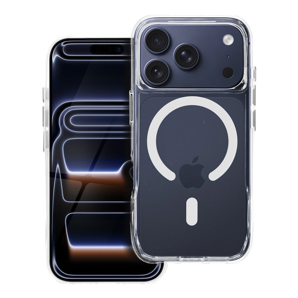 ROAR Suojakuori SLIM DEFENDER yhteensopiva MagSafe iPhone 17 Pro:lle läpinäkyvä