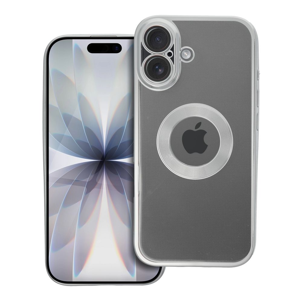 Glam Suojakuori iPhone 17:lle hopeinen