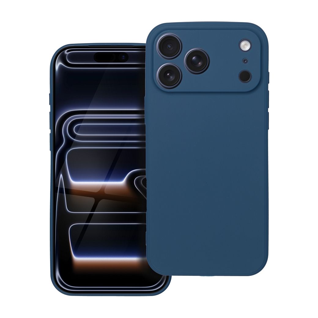 Pehmeä suojakuori IPHONE 17 Pro Max - tummansininen