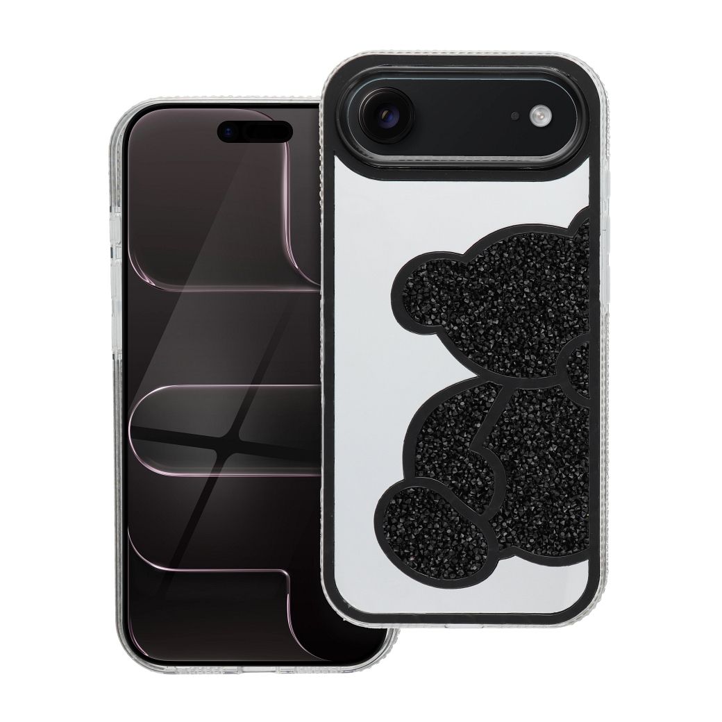 Suojakuori iPhone 17 AIR:lle Teddy Bear musta