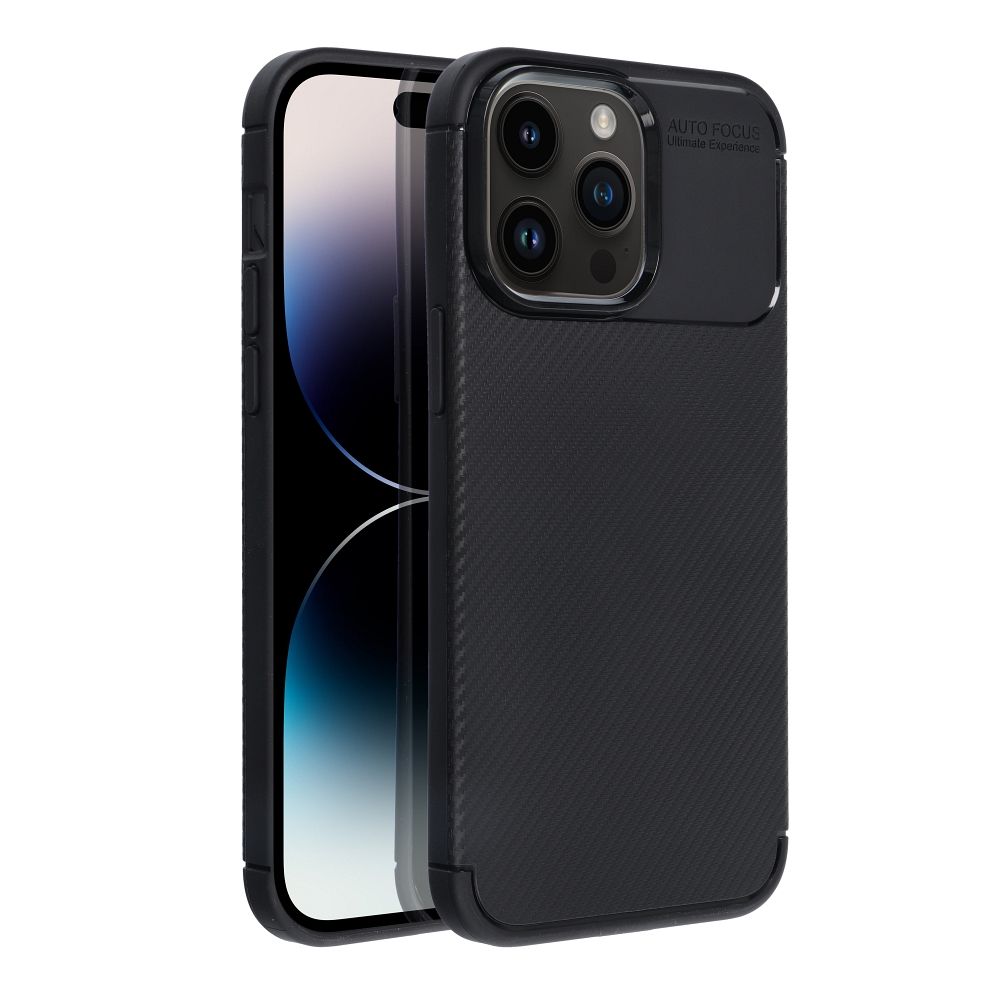 Suojakuori iPhone 14 PRO MAX:lle Carbon Premium musta