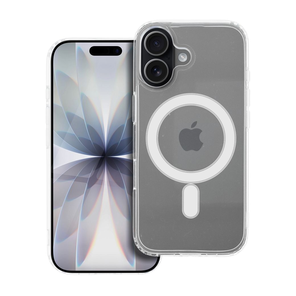 CLEAR MAG COVER (MID) -magneettikuori, MagSafe-yhteensopiva, IPHONE 17, läpinäkyvä