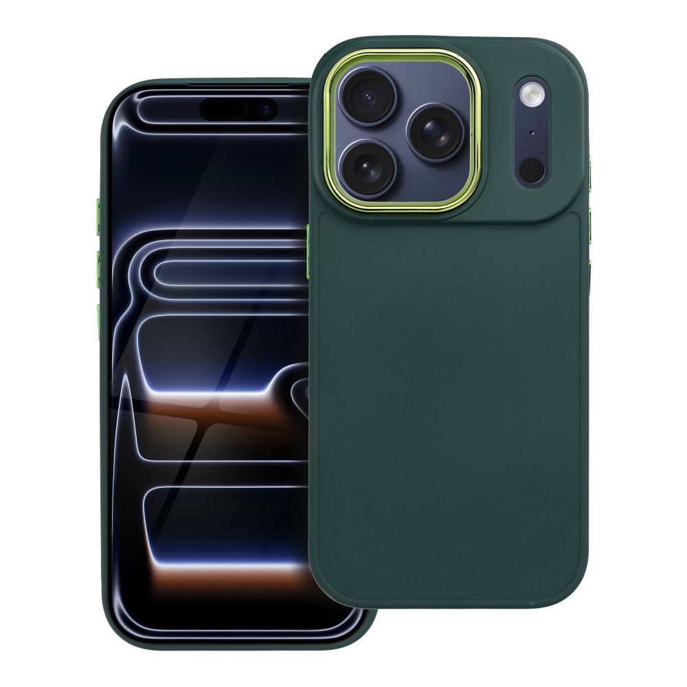 Suojakuori iPhone 17 PRO:lle Frame vihreä