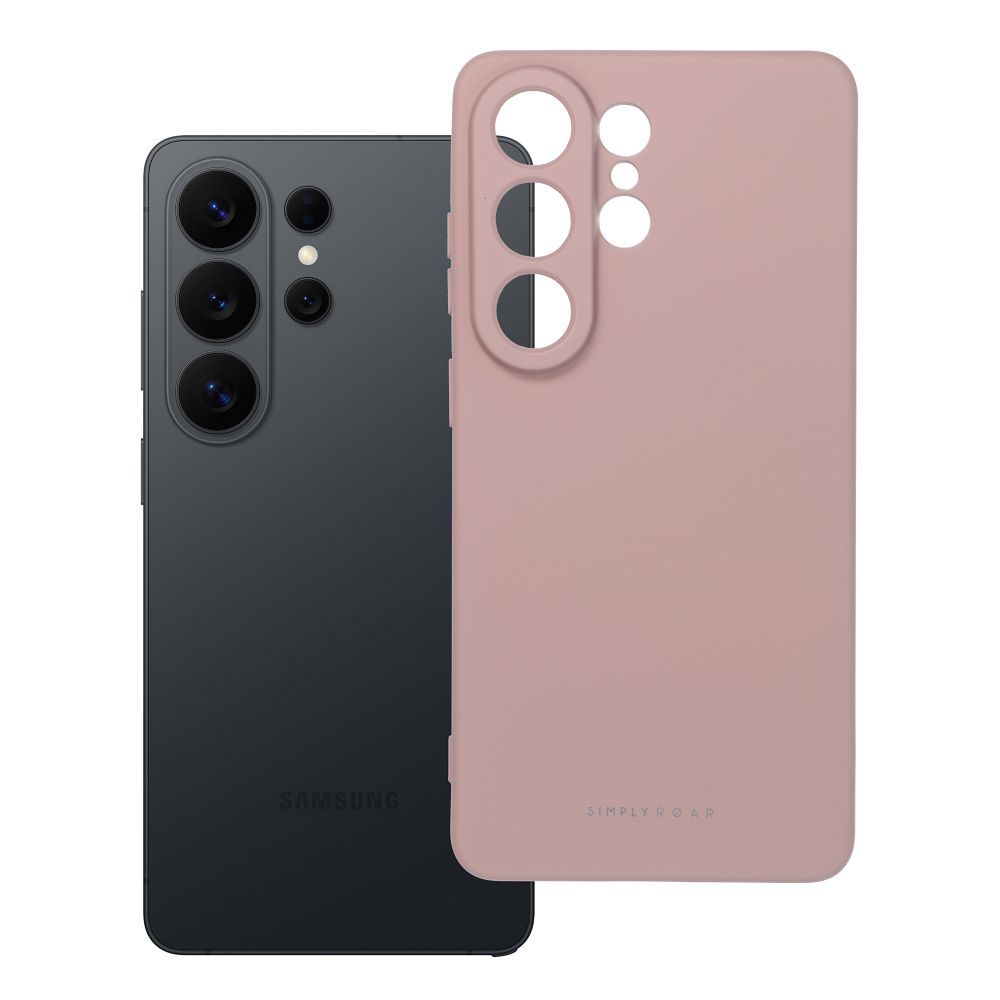 ROAR SPACE suojakuori Samsung S26 Ultra:lle puuterinvaaleanpunainen