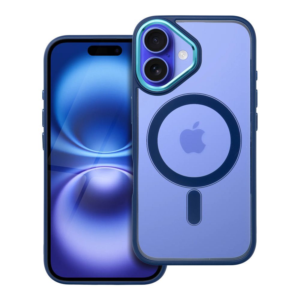 Suojakuori iPhone 16:lle Color Edge Mag Cover yhteensopiva MagSafe sininen