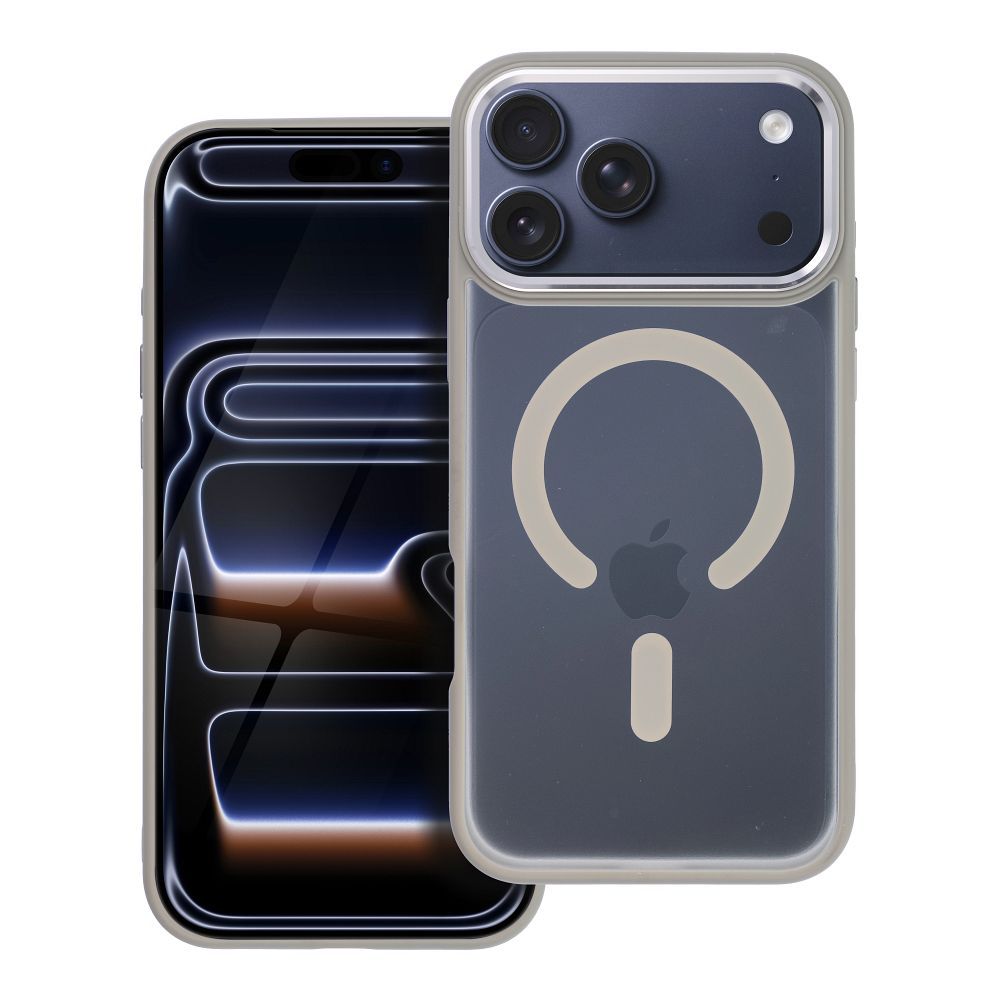 Suojakuori iPhone 17 PRO MAX:lle Full Matte Mag Cover yhteensopiva MagSafe titaani