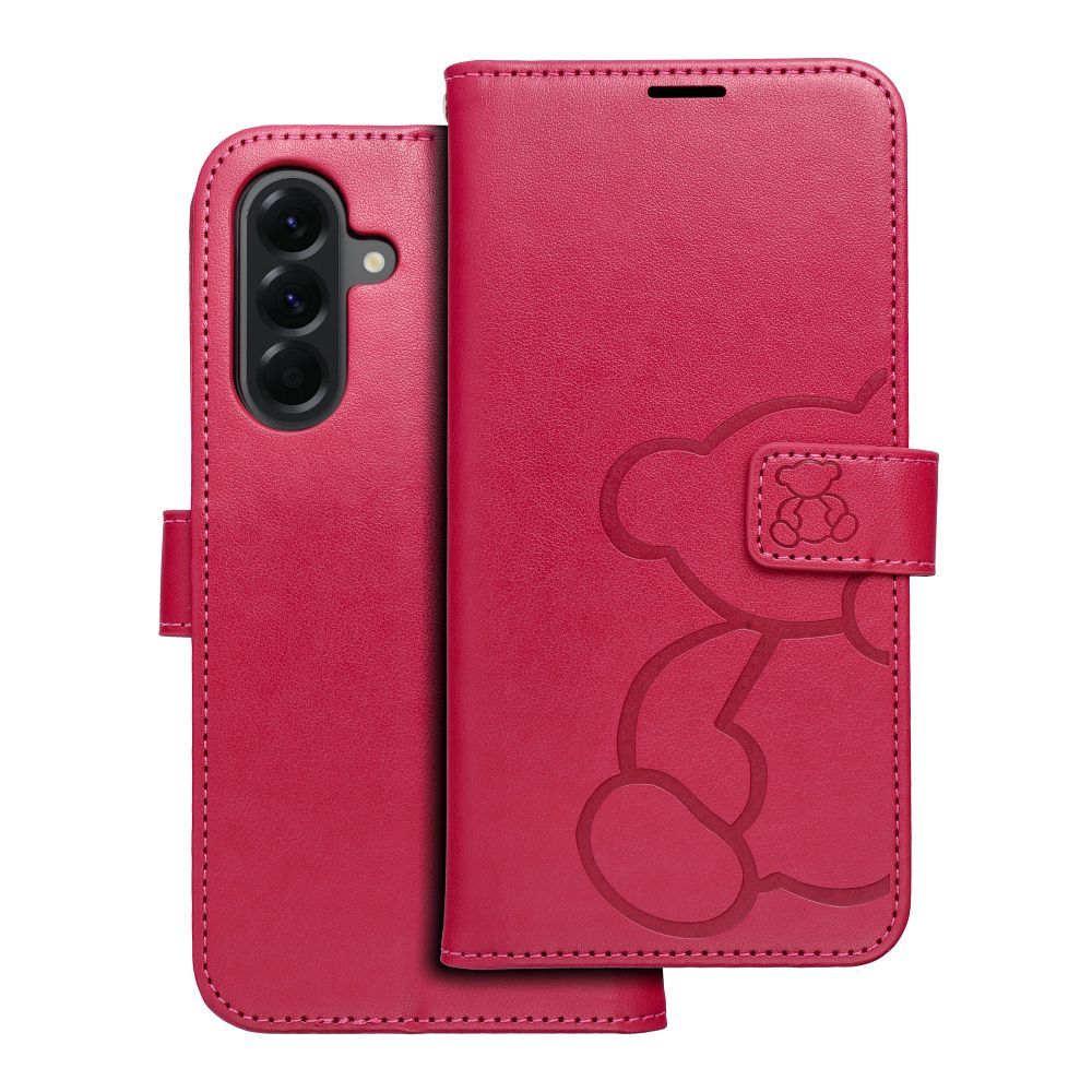 MEZZO-kirjakotelo SAMSUNG A56 5G nalle purppura