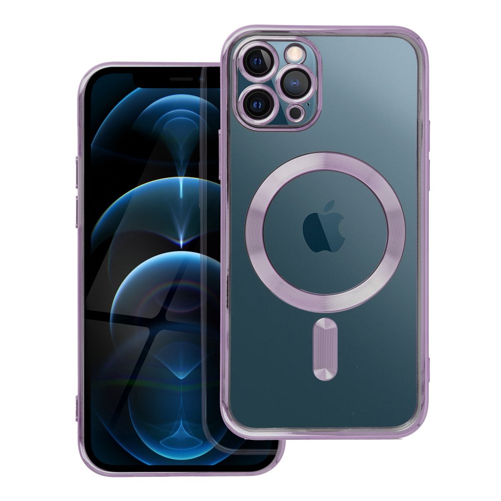 Suojakuori iPhone 11 PRO:lle Electro Mag Cover yhteensopiva MagSafen kanssa violetti