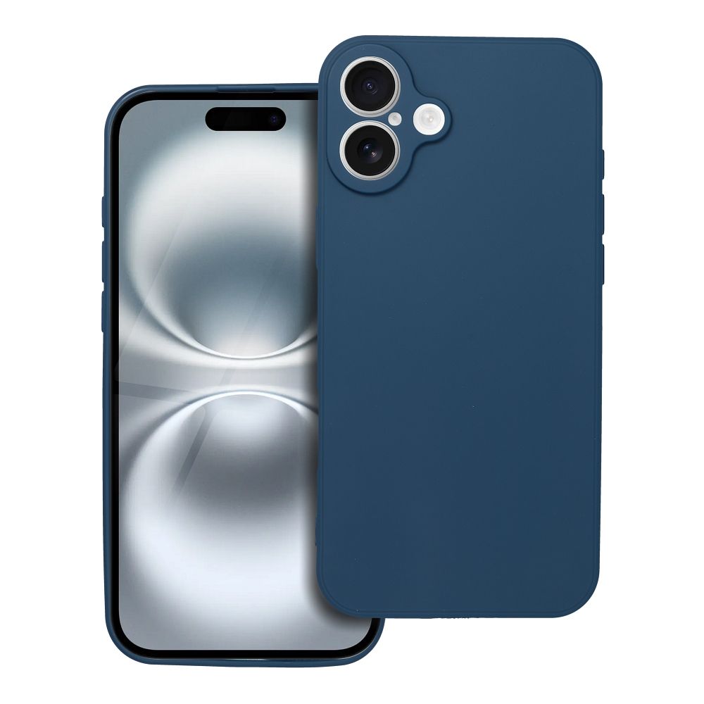 Pehmeä suojakuori iPhone 16 Plus tummansininen