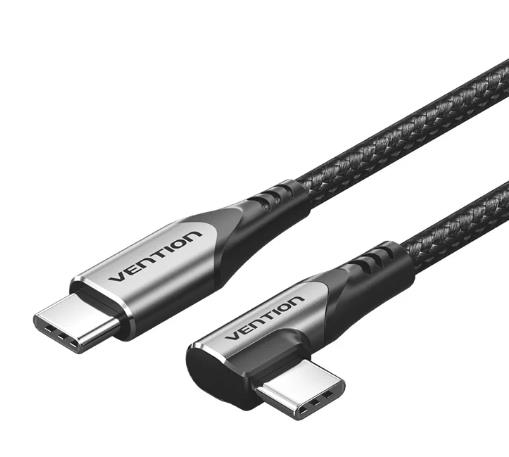 Kaapeli USB-C–USB-C/1M harmaa TRAHF VENTION