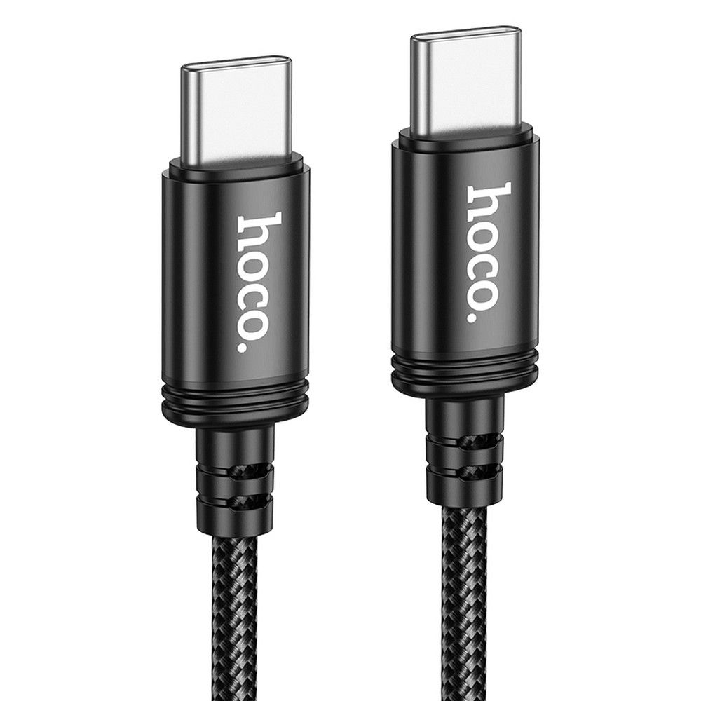 Kaapeli USB-C - USB-C Hoco 3A 60W 3 m X91 musta