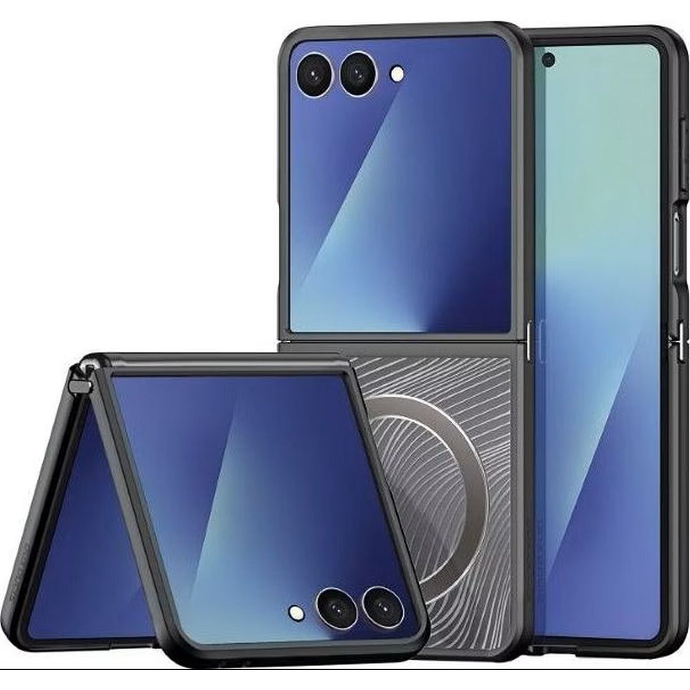 DUX DUCIS kuori YIND Samsung Z Flip7 (täysi ikkuna) musta