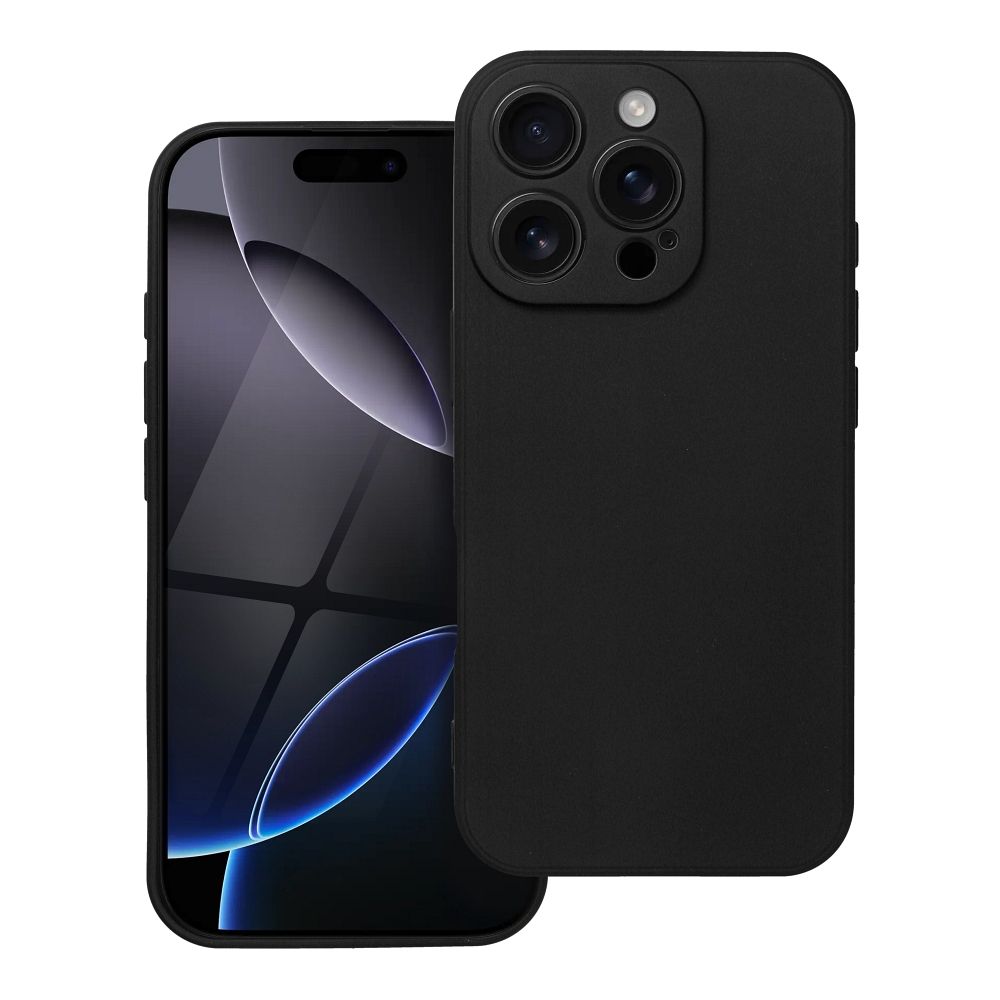 Pehmeä suojakuori iPhone 16 Pro musta
