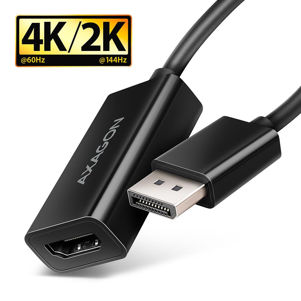 Adapteri DisplayPort - HDMI 0,15m RVD-HI20N AXAGON