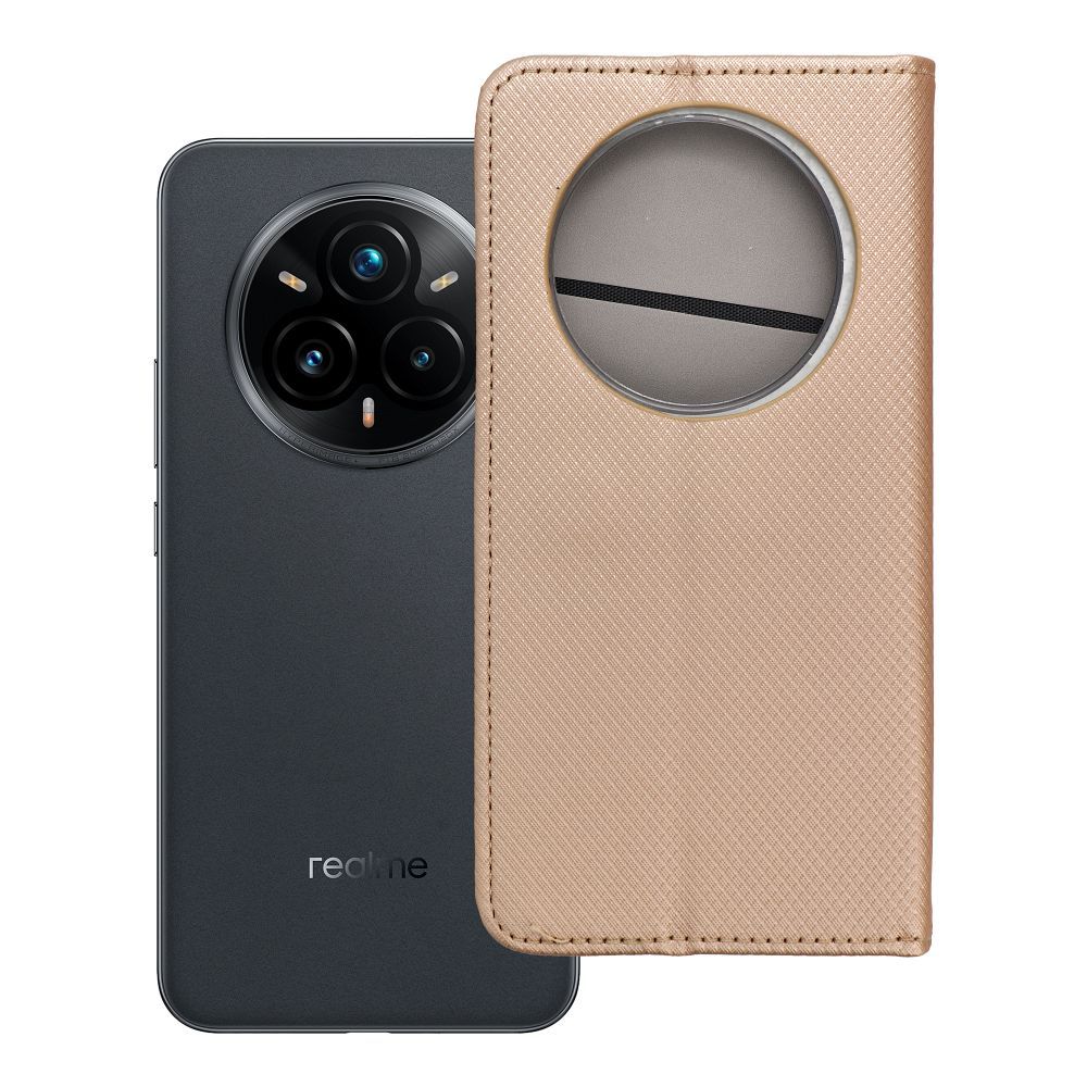 SMART CASE kirjakotelo REALME 14 PRO PLUS kulta