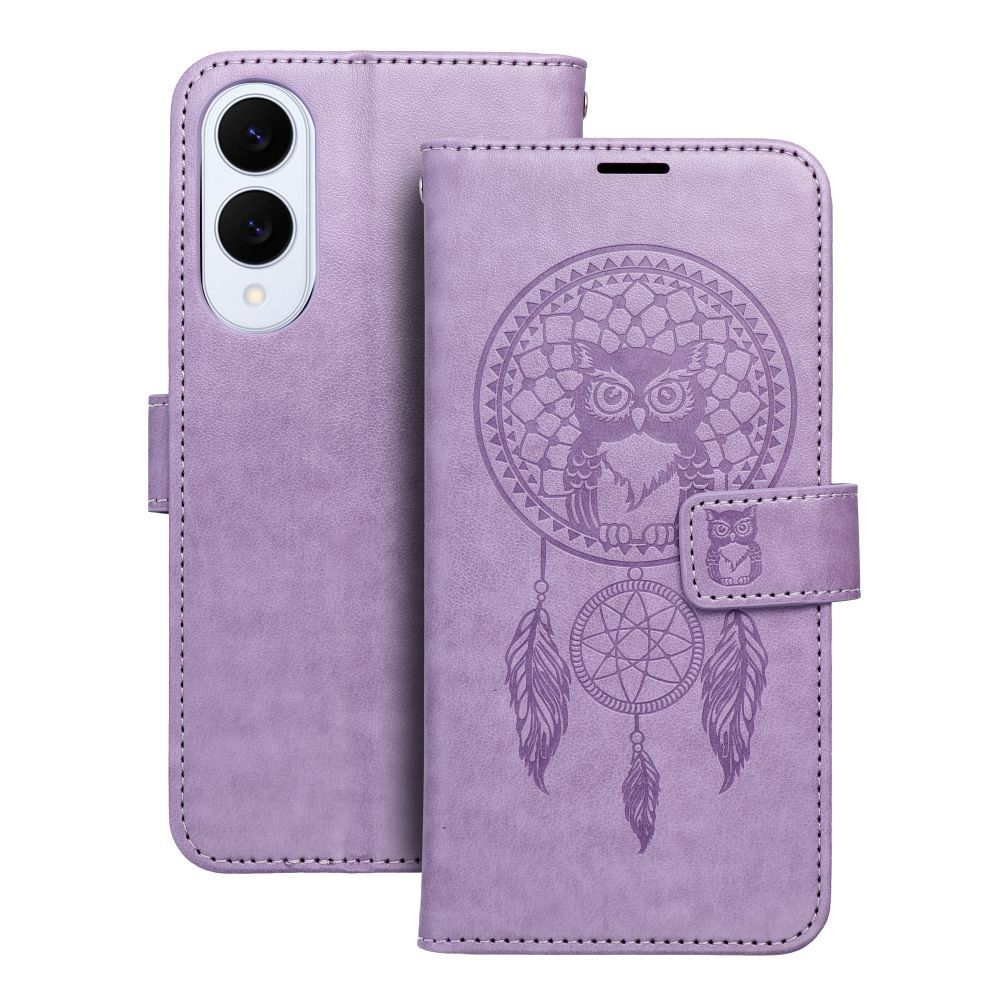 MEZZO kirjakotelo SAMSUNG S25 Edgelle unisuodatin violetti