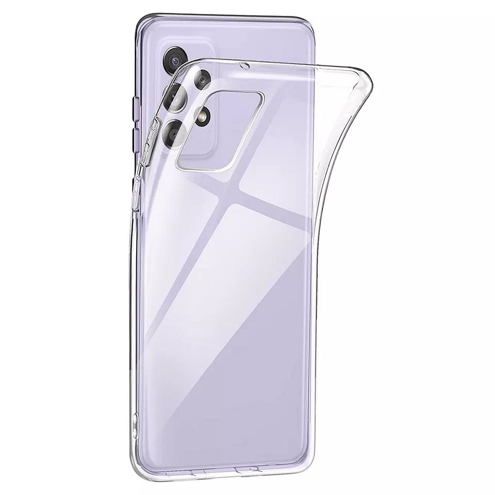 Suojakuori Samsung A52 5G / A52 LTE ( 4G ) / A52S:lle - kirkas 2 mm Box läpinäkyvä
