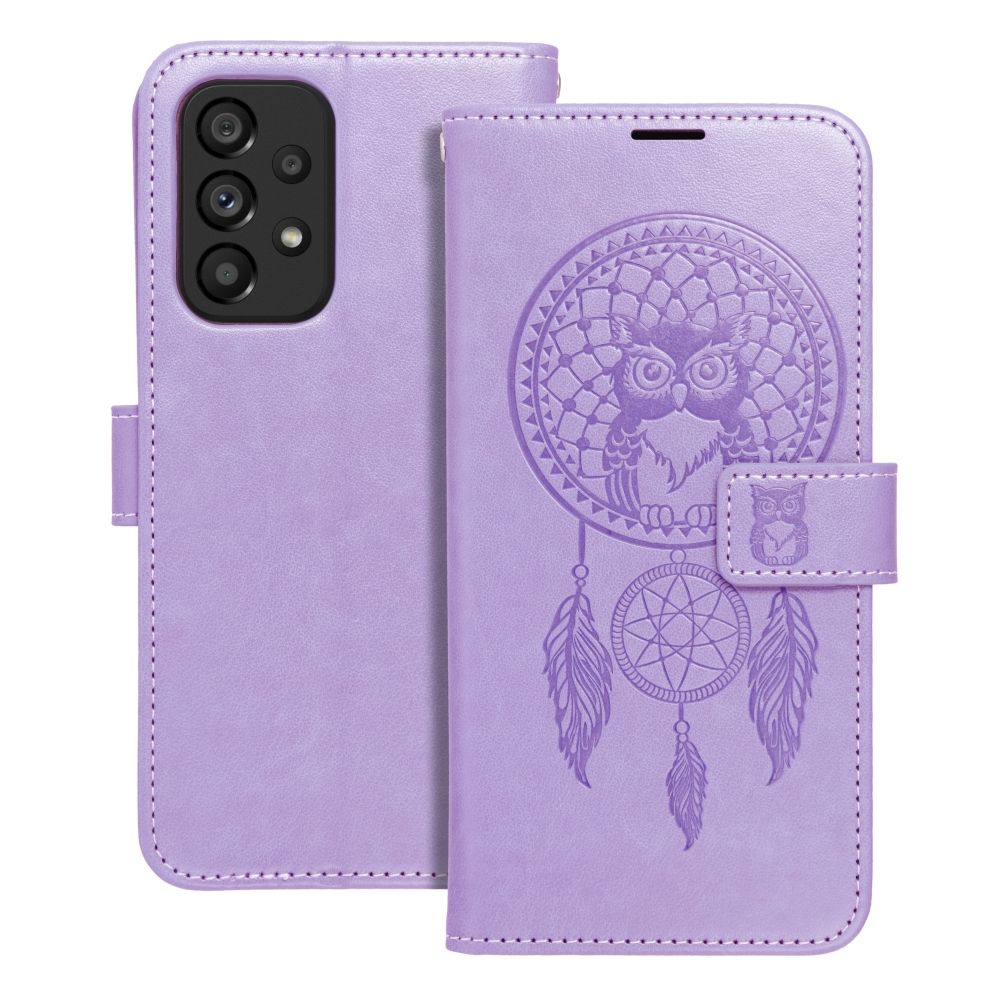 MEZZO Kirjasuojakuori Samsung A12 / M12:lle dreamcatcher violetti