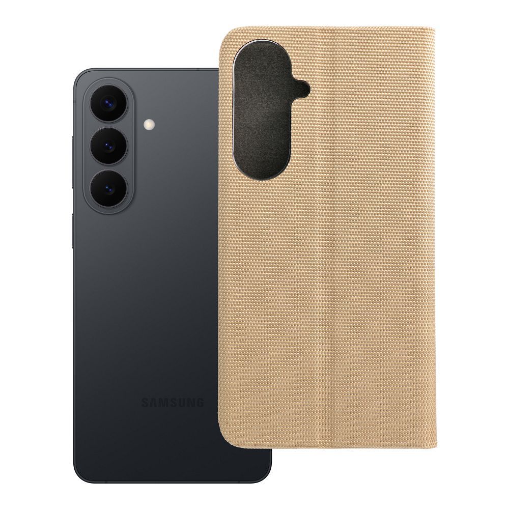 Läppäsuojakuori Samsung S26 PLUS:lle Sensitive Book kultainen
