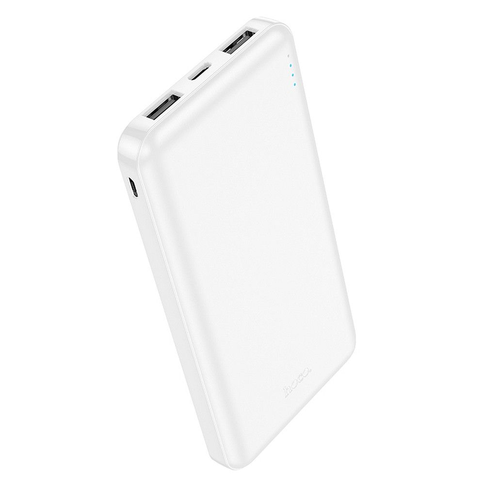 Ulkoinen akku Hoco 10000 mAh 2,1A J100 valkoinen